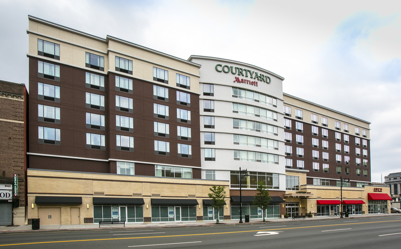 JLL Inks 2 Retail Leases At Newark S Courtyard By Marriott Connect CRE   Ny Newark Marriot Courtyard 