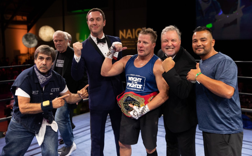 NAIOP SoCal "Night at the Fights" Packs a Wallop Connect CRE