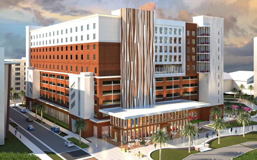 University of Tampa Starts Construction on BMOC 460KSF MixedUse Building