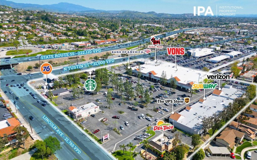 IPA Lists Vons-Anchored Retail in Orange for Sale - Connect CRE