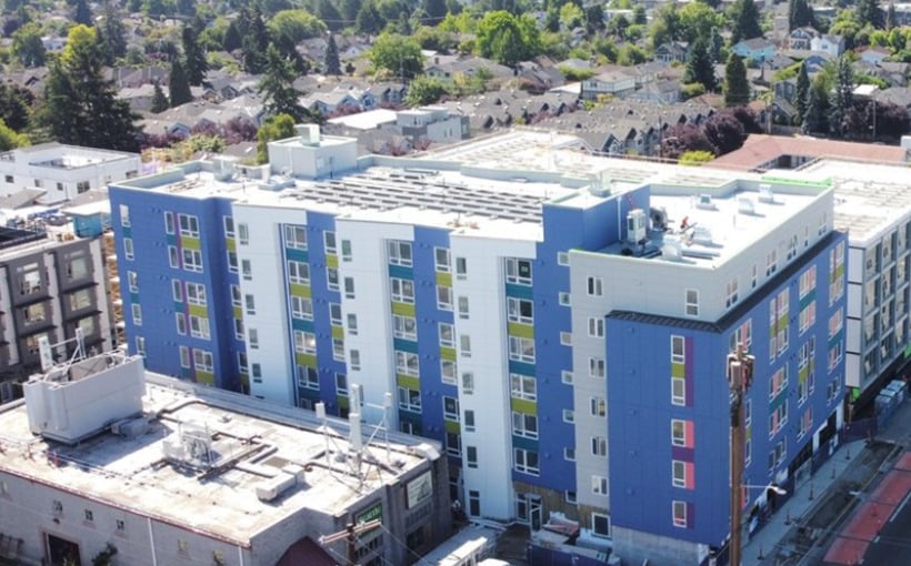 Seattle Apartment Project Nears Completion Begins Leasing Connect CRE   LIHI Seattle 